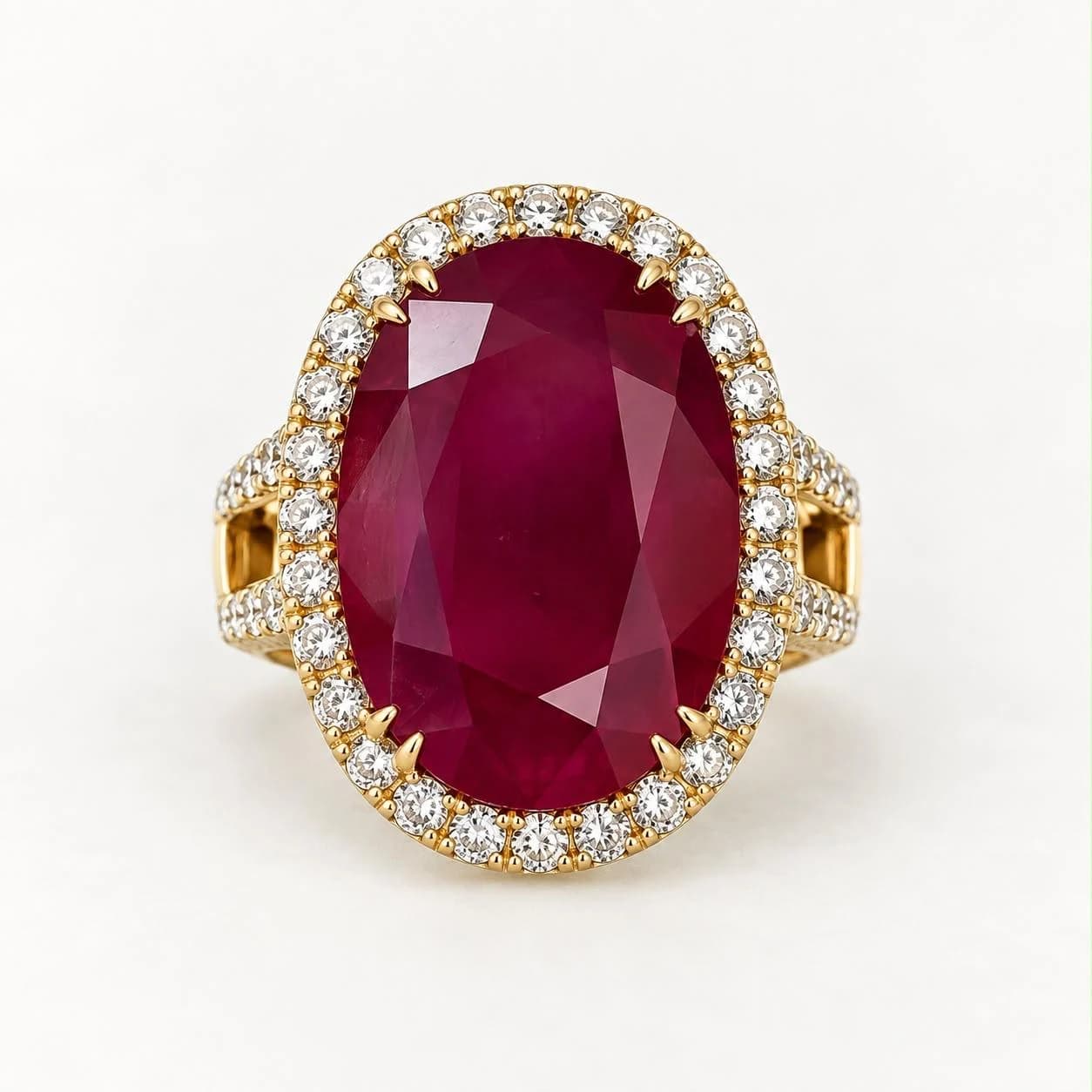 The Crimson Halo Ring